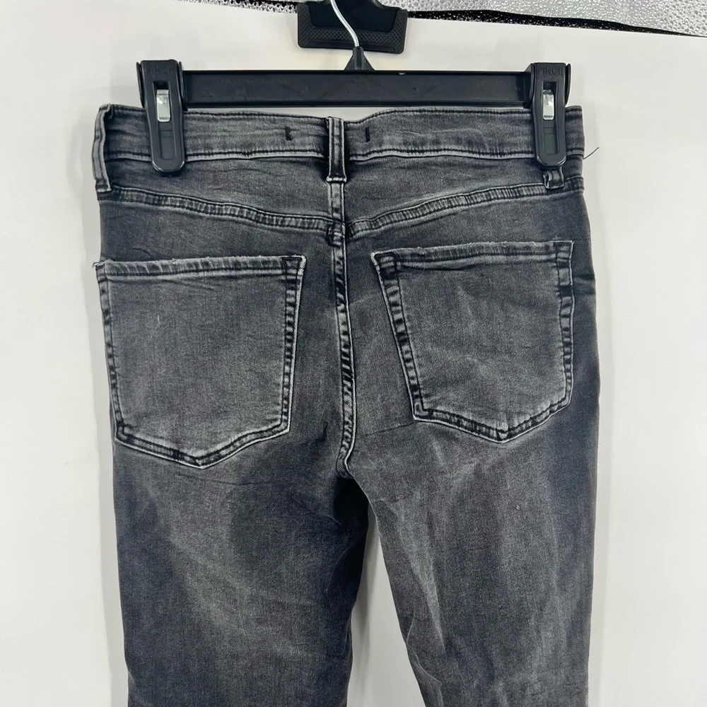 Free People grey ribbed jeans size W27